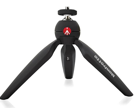 Manfrotto PIXI Mini Tripod, Black (MTPIXI-B)
